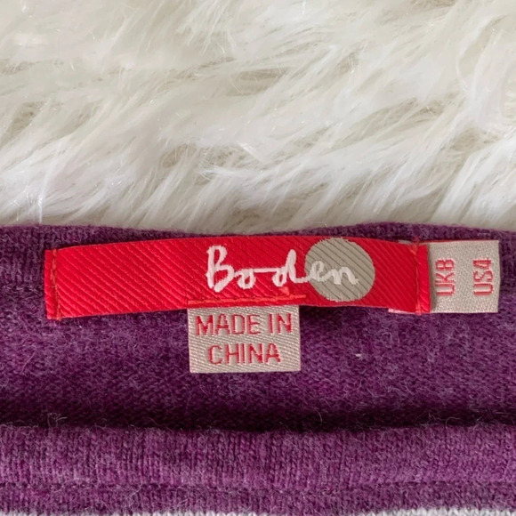 BODEN sweater Boatneck Cashmere Sweater, UK 8, USA size 4 - Picture 3 of 12